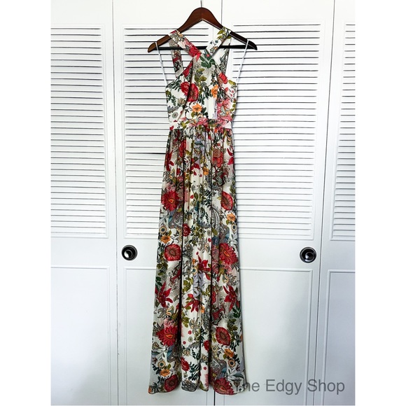 Lulus Dresses & Skirts - Lulus | Lilja Cream Floral Print Maxi Dress